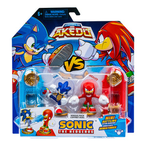 Akedo Sonic Series 1 Versus Pack - Sonic Vs Knuckles
