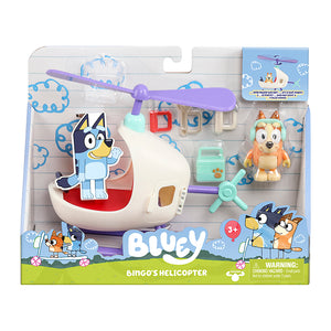 Bluey Series 9 Vehicle & Figure - Bingo's Helicopter