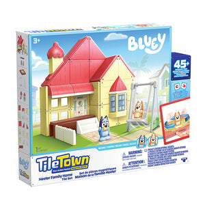 Tile Town Bluey Heeler Home Construction Set