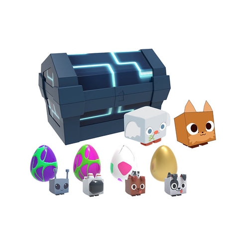 Pet Simulator X - Treasure Chest Ultimate Bundle (12 Case w/ 11 Items,  Series 1) [Includes DLC] : Pet Supplies 
